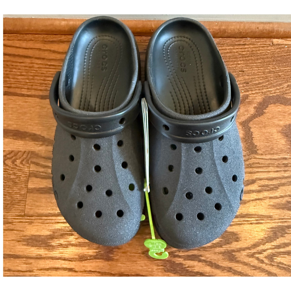 NWT Crocs Baya Platform Glitter Clog - w9